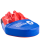 Лапы  прямые, кожзам, пара, красный/синий оптом