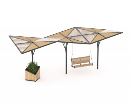 КОНСТРУКЦИЯ ДЛЯ УЛИЧНЫХ ПЛОЩАДОК PERGOLA «PR-02.01-01» оптом, фото 1