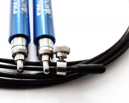 Скакалка 3 м профессиональная скоростная с алюминиевыми ручками оптом, фото 3