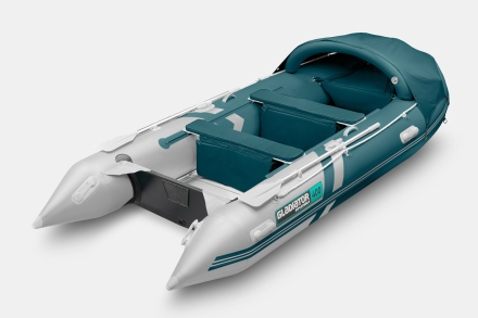 Gladiator C 400 AL ACTIVE Морской зеленый-белый моторная лодка ПВХ Алюминиевый пайол оптом, фото 2