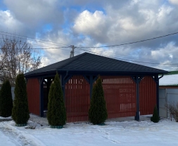 Навес для трех машин МАРБУРГ Базовая комплектация, фото 1