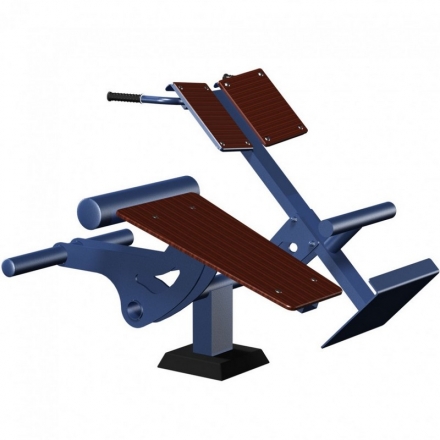 Пресс Barbell МВ 7.13 (угол наклона +20гр) + гиперэкстензия оптом, фото 1