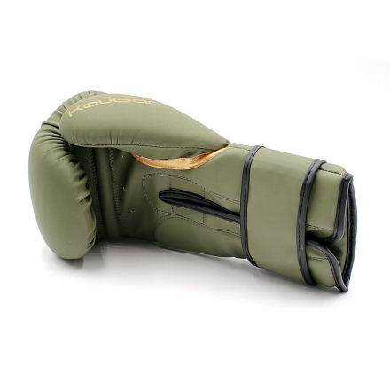 Перчатки боксерские KouGar KO900-6, 6oz, темно-зеленый оптом, фото 3