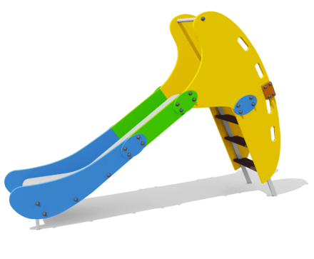 Детская горка Малая ВСТ 1202 для игровой площадки оптом, фото 3