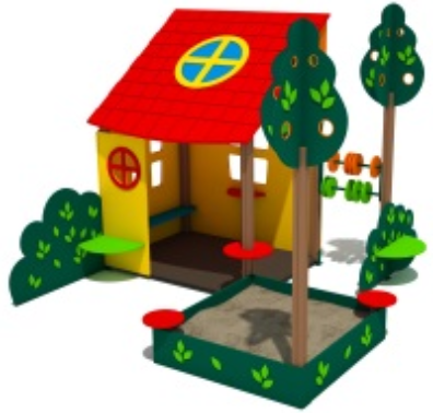 Песочный дворик Веранда для детской площадки оптом, фото 1