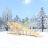 Зимняя горка "IgraGrad Snow Fox", скат 10 м, без окраски оптом