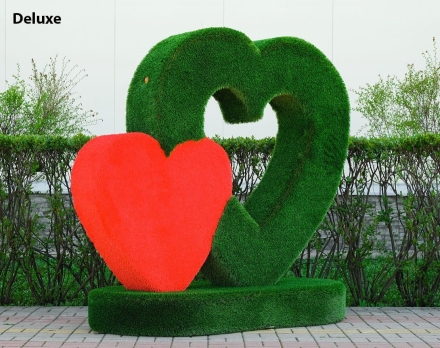 Топиари стела сердца Гармония, мини - газон Deluxe оптом, фото 1