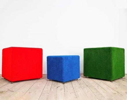 Топиари композиция Кубы - газон Eco оптом, фото 1