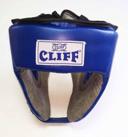 Шлем боксерский CLIFF открытый (PVC) синий p.ХL оптом, фото 1