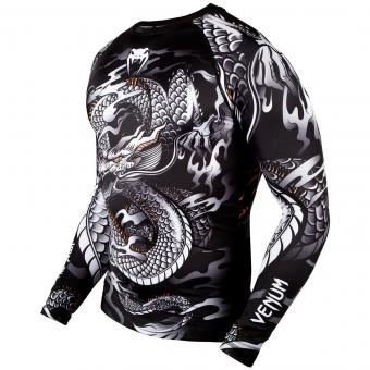 Рашгард Venum Dragon&#039;s Flight Black/White L/S оптом, фото 2