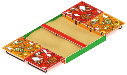 Песочница с крышкой большая (Рыбы) - ИО 5.01.14-01 оптом, фото 4