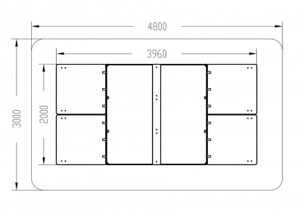 Песочница с крышкой большая (Рыбы) - ИО 5.01.14-01 оптом, фото 6