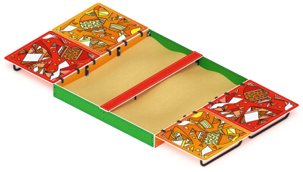 Песочница с крышкой большая (Рыбы) - ИО 5.01.14-01 оптом, фото 1