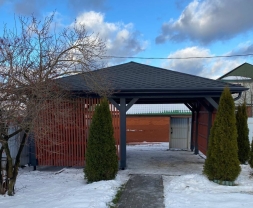 Навес для трех машин МАРБУРГ Премиум комплектация, фото 2