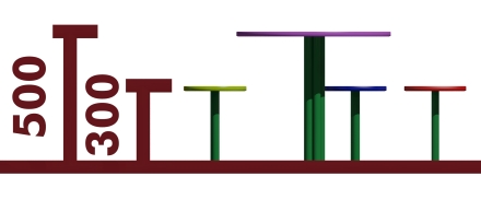 Стол детский 02005.21 для игровой площадки оптом, фото 3