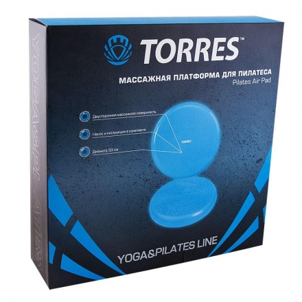 Платформа для пилатеса массажная &quot;TORRES&quot;, PVC, диам. 33 см оптом, фото 2
