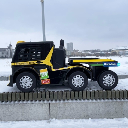 Электромобиль Mercedes-Benz Axor F Race с прицепом желтый оптом, фото 11