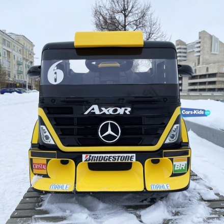 Электромобиль Mercedes-Benz Axor F Race с прицепом желтый оптом, фото 10