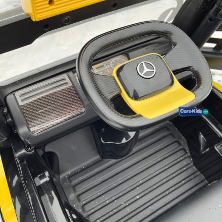 Электромобиль Mercedes-Benz Axor F Race с прицепом желтый оптом, фото 9