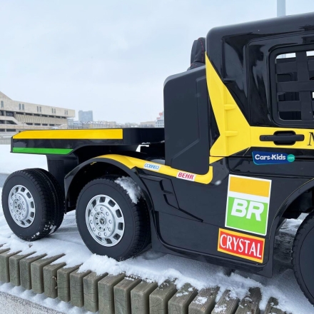 Электромобиль Mercedes-Benz Axor F Race с прицепом желтый оптом, фото 3