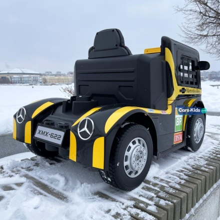 Электромобиль Mercedes-Benz Axor F Race с прицепом желтый оптом, фото 4