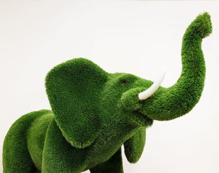 Топиари слон Абхей - газон Deluxe/Deluxe Green оптом, фото 3