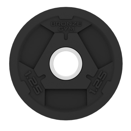 Диск олимпийский BRONZE GYM обрезиненный 1,25 кг оптом, фото 1