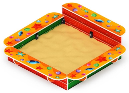 Песочница средняя (Ракушки) - ИО 5.01.15-01 оптом, фото 4