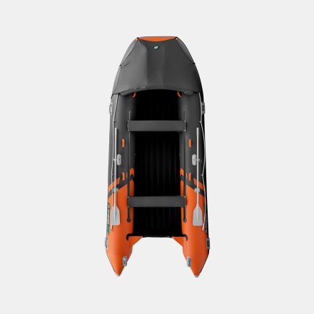 Gladiator E 450 PRO AIR оранжево-темносерый моторная лодка ПВХ оптом, фото 1