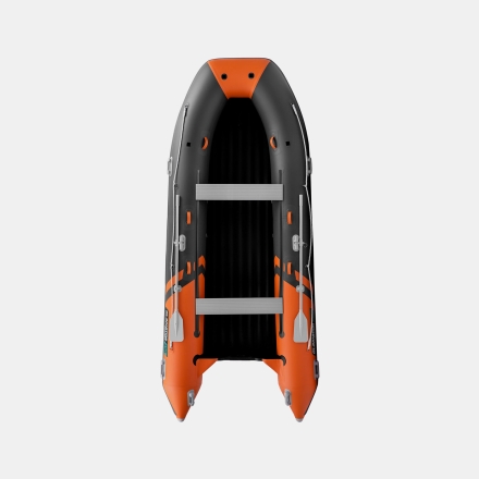 Gladiator E 450 PRO AIR оранжево-темносерый моторная лодка ПВХ оптом, фото 2