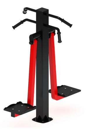 Маятник двойной (красный) - Уличный тренажер - СТ 029-11.П оптом, фото 4