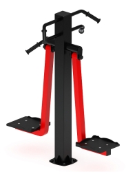 Маятник двойной (красный) - Уличный тренажер - СТ 029-11.П, фото 1