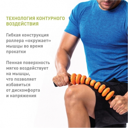 Ручной массажный роллер STK Contour оптом, фото 5
