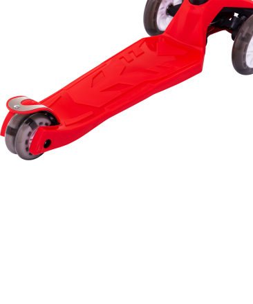 Самокат 3-колесный Smart 3D, 120/80 мм, красный оптом, фото 7