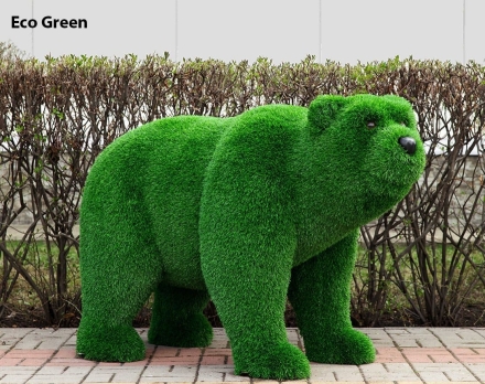Топиари медведь Муни - газон Eco/Eco Green оптом, фото 3