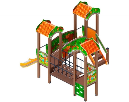 Детская игровая площадка Полянка ДИК 1.16.04-01 Н 750 оптом, фото 4