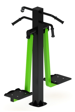 Маятник двойной (зеленый) - Уличный тренажер - СТ 029-12.П оптом, фото 2