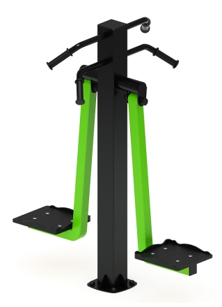 Маятник двойной (зеленый) - Уличный тренажер - СТ 029-12.П оптом, фото 1