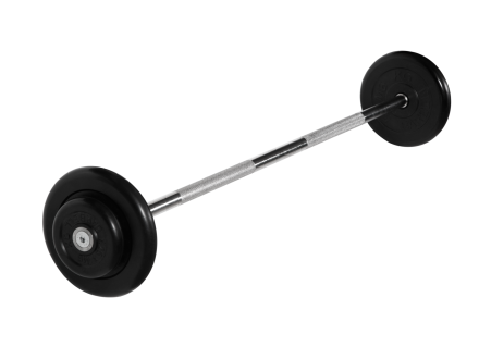 Штанга неразборная &quot;Barbell&quot; с чёрными дисками d 25 мм, 17,5 кг оптом, фото 1