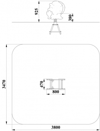 ДИО 4.08 Качалка на пружине оптом, фото 2