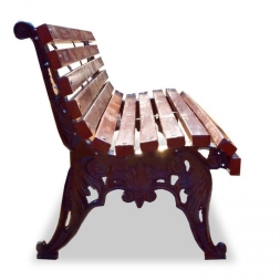 Скамейка чугунная Лирика 1,5 м, фото 2