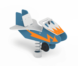 Качалка на пружине Самолет КБ-19.3 для игровой площадки, фото 1 Качалка на пружине Самолет КБ-19.3 для игровой площадки, фото 1