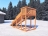 Деревянная зимняя горка Snow Fox, скат 4 м оптом