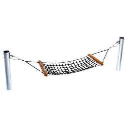 Гамак Hammock из армированного каната 161х100 см со столбами для детской площадки, фото 1 Гамак Hammock из армированного каната 161х100 см со столбами для детской площадки, фото 1