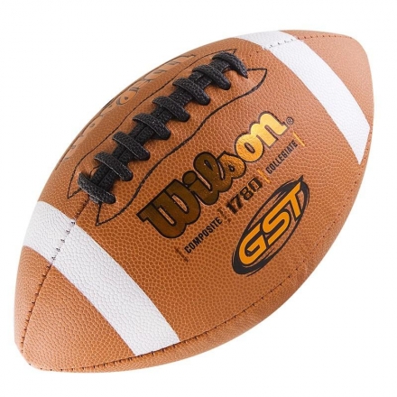 Мяч для американского футбола WILSON GST Official Composite, микрофибра, одобр. NCAA оптом, фото 1
