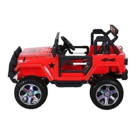 Электромобиль Jeep Wrangler 4WD WXE1688 красный оптом, фото 5
