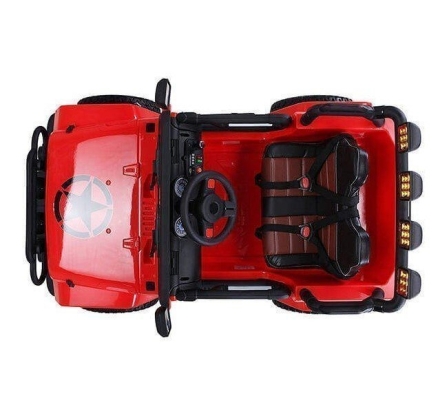 Электромобиль Jeep Wrangler 4WD WXE1688 красный оптом, фото 4