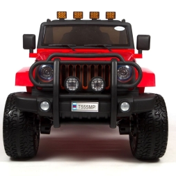 Электромобиль Jeep Wrangler 4WD WXE1688 красный, фото 2