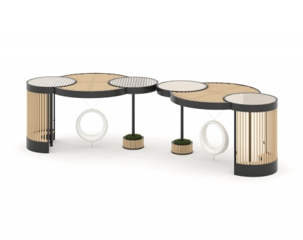 КОНСТРУКЦИЯ ДЛЯ УЛИЧНЫХ ПЛОЩАДОК PERGOLA «PR-00.02-01» оптом, фото 1