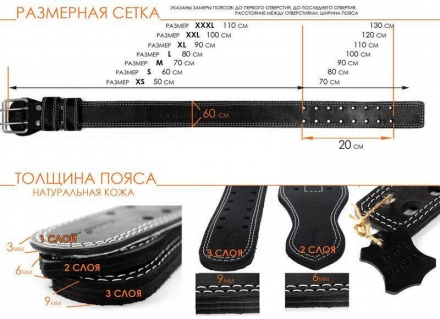 Пояс &quot;Жим лежа&quot; 60 мм, на пряжке, трехслойный оптом, фото 5
